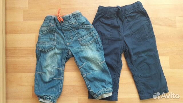 Джинсы утепленные Next и Mothercare 86см Джинсы утепленные Next и Mothercare 86см