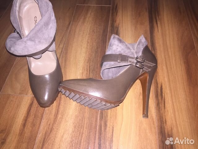 Туфли, ботильоны nursace 39 р шоколад