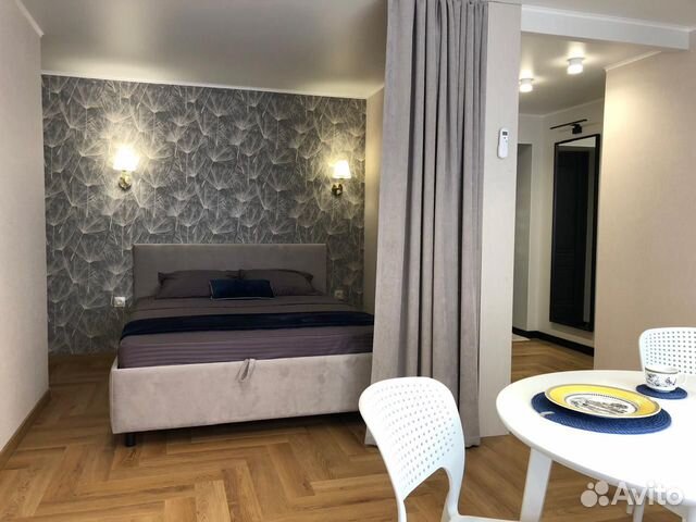 

Квартира-студия, 35 м², 2 кровати
