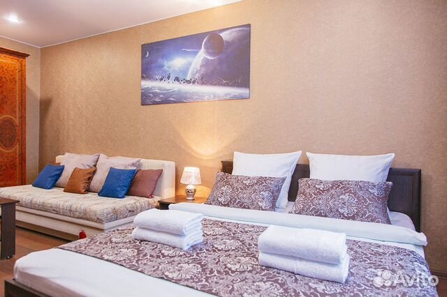 

1-к. квартира, 48 м², 2 кровати