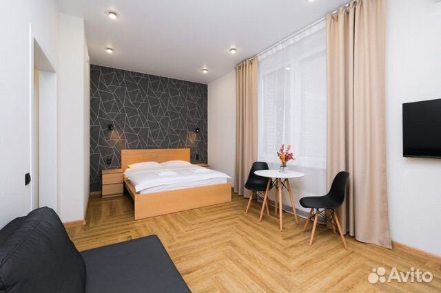 

Квартира-студия, 30 м², 2 кровати