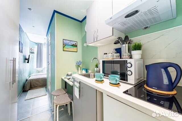 

Квартира-студия, 17 м², 1 кровать
