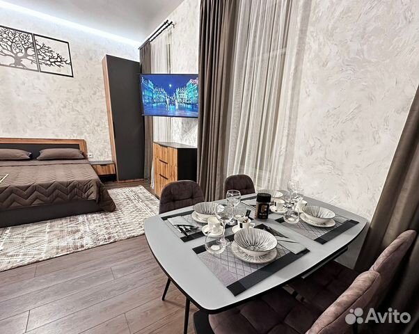 

Квартира-студия, 38 м², 2 кровати