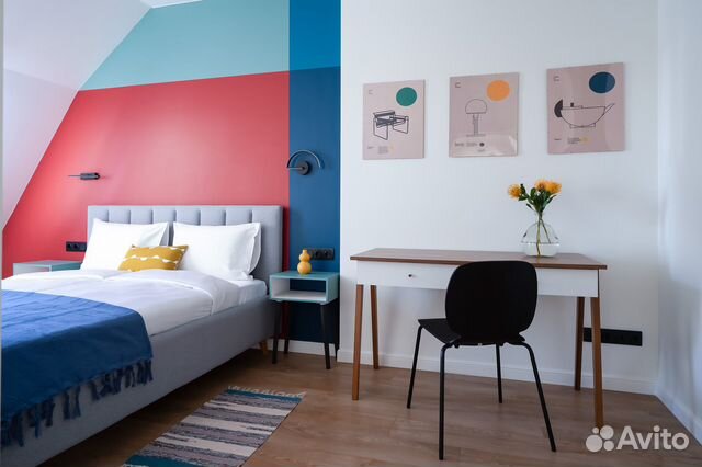 

1-к. квартира, 57 м², 2 кровати