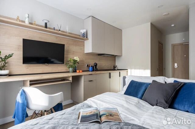 

Квартира-студия, 20 м², 2 кровати