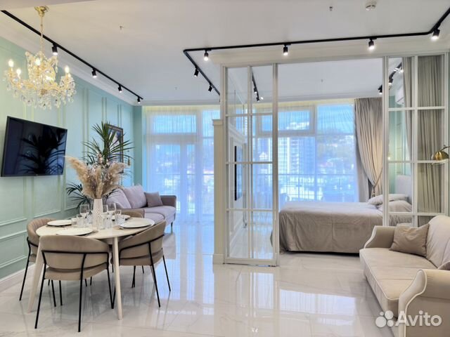 

Квартира-студия в апарт-отеле, 58 м², 3 кровати