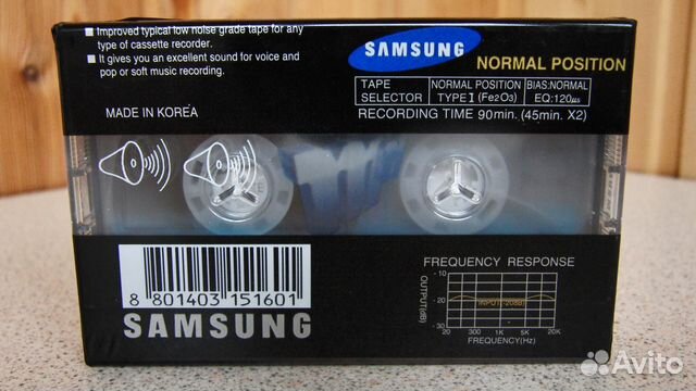 Аудиокассета SAMSUNG MD-90