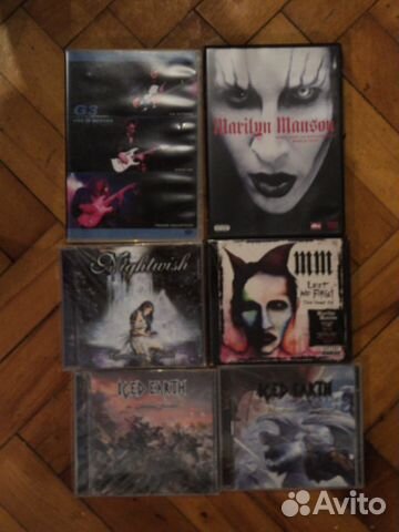 Фирменные оригинальные Manson Iced Earth Nightwish