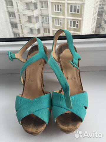 Туфли на танкетке Christian Louboutin оригинал