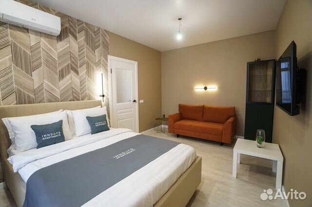 

1-к. квартира, 40 м², 2 кровати