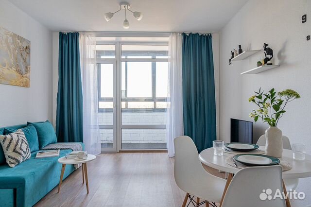 

1-к. квартира, 40 м², 2 кровати