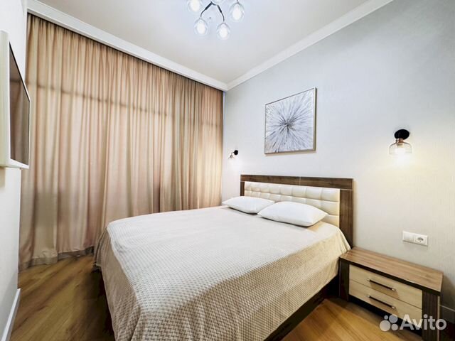 

1-к. квартира в апарт-отеле, 56 м², 2 кровати