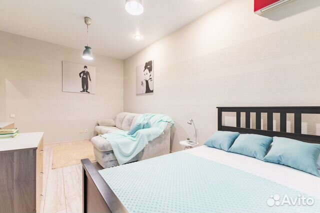

1-к. квартира, 38 м², 2 кровати