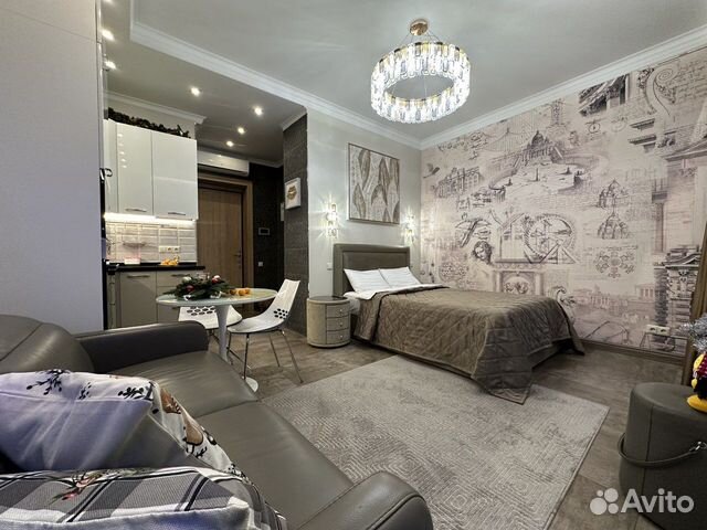 

Квартира-студия, 27 м², 2 кровати