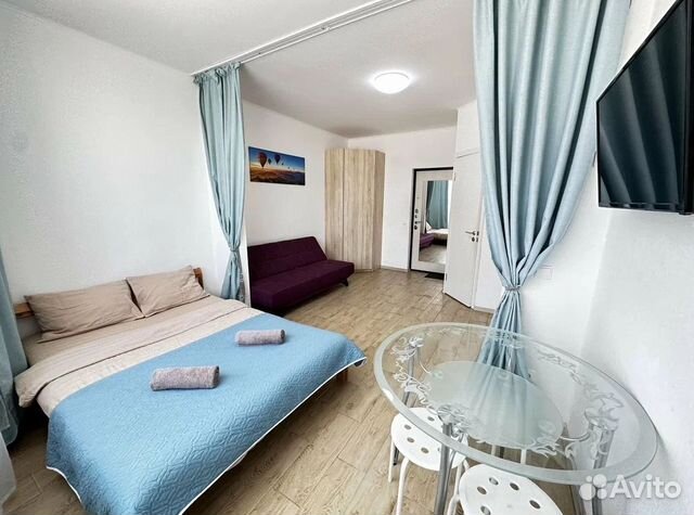 

Квартира-студия, 26 м², 2 кровати