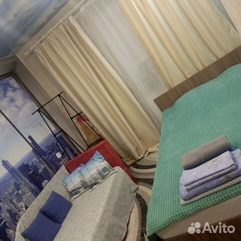 

1-к. квартира, 25,5 м², 2 кровати
