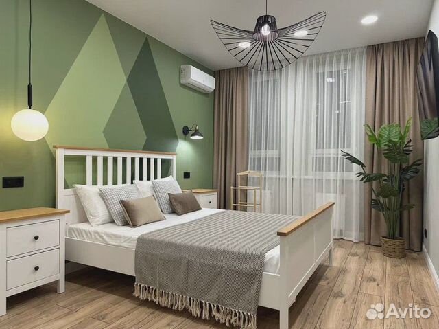 

1-к. квартира, 40 м², 2 кровати