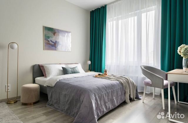 

1-к. квартира, 38 м², 2 кровати