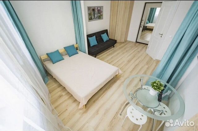 

Квартира-студия, 27 м², 2 кровати