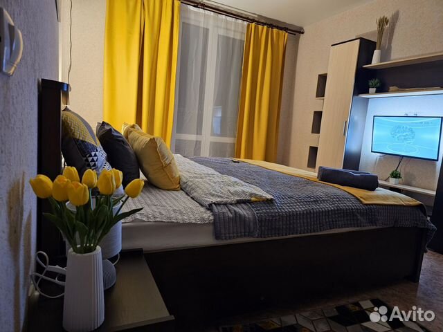 

1-к. квартира, 40 м², 2 кровати