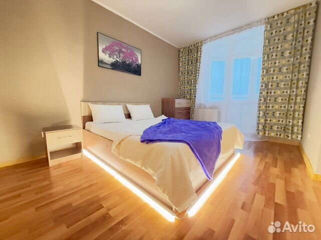 

1-к. квартира, 43 м², 2 кровати