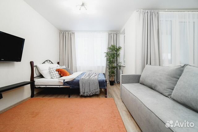 

Квартира-студия, 39 м², 2 кровати