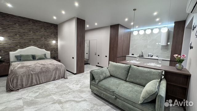 

Квартира-студия, 45 м², 2 кровати