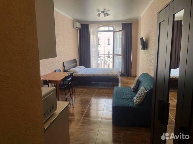 

Квартира-студия, 30 м², 2 кровати