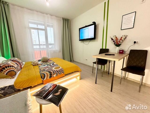

Квартира-студия, 34,1 м², 2 кровати