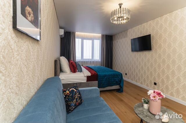 

1-к. квартира, 44 м², 2 кровати
