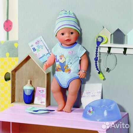 Интерактивная кукла-мальчик Baby Born, 43 см Интерактивная кукла-мальчик Baby Born, 43 см