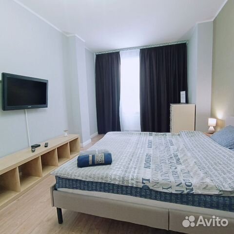 

1-к. квартира, 41 м², 2 кровати