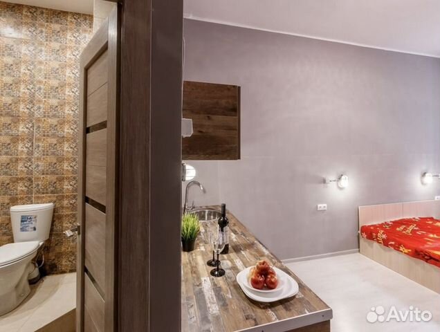 

Квартира-студия, 25 м², 2 кровати