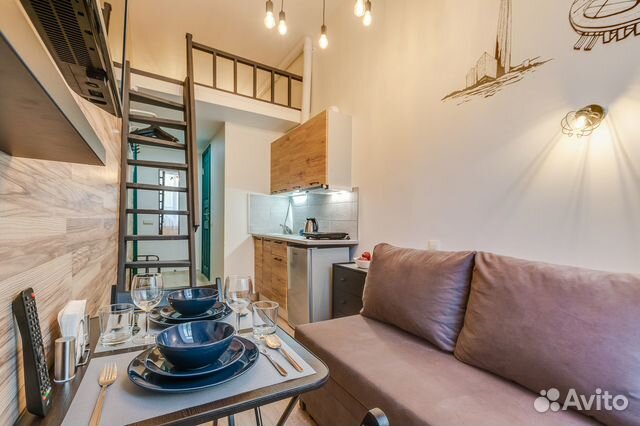 

Квартира-студия в апарт-отеле, 12 м², 2 кровати