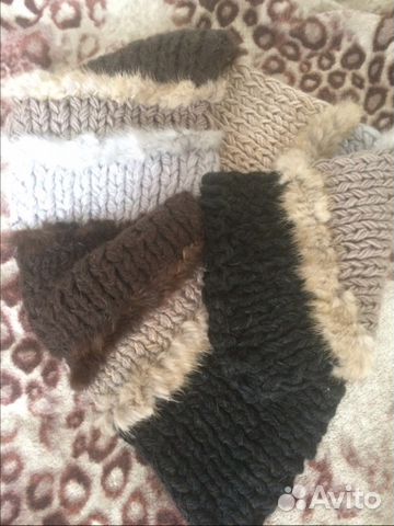 Шапка и шарф вязаная норка Шапка и шарф вязаная норка