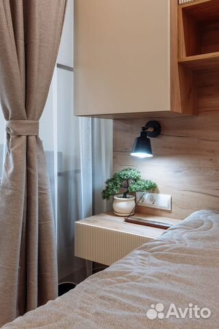 

1-к. квартира, 45 м², 2 кровати