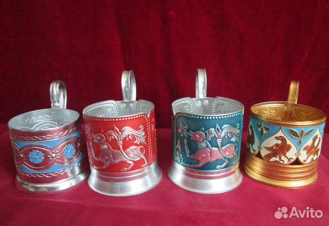 Подстаканники. СССР. С эмалью Подстаканники. СССР. С эмалью