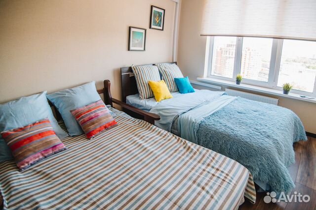

1-к. квартира, 40 м², 3 кровати