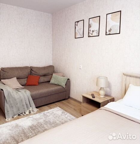 

1-к. квартира, 38 м², 2 кровати