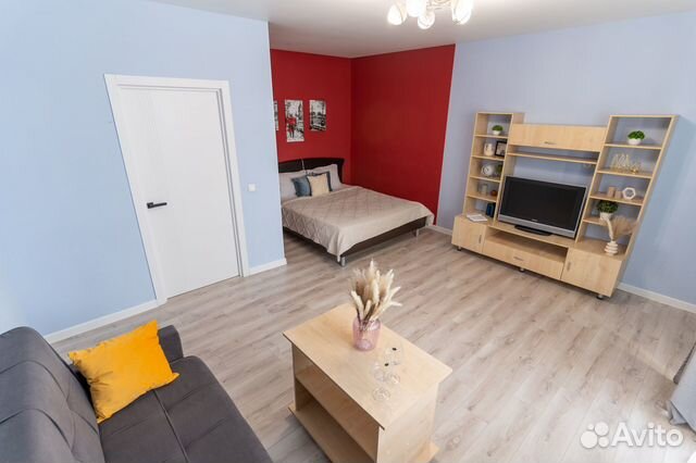 

1-к. квартира, 55 м², 2 кровати