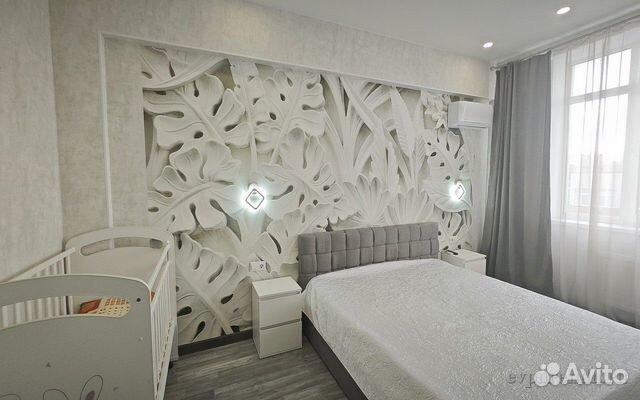 

1-к. квартира, 52 м², 2 кровати