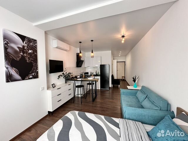 

Квартира-студия, 30 м², 2 кровати