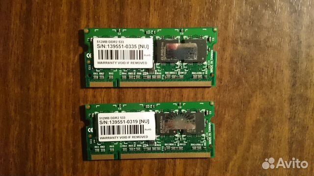 SO-dimm Transcend DDR2 533 Mhz 1GB (2 х 512MB)