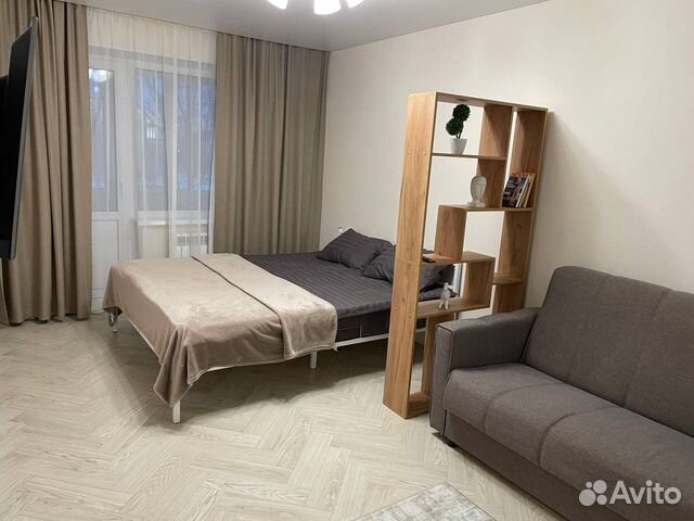

1-к. квартира, 42 м², 2 кровати