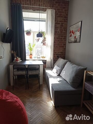 

Квартира-студия, 18 м², 3 кровати
