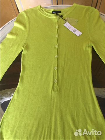 Поло из тонкой вискозы Theory новое