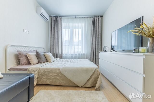 

1-к. квартира, 45 м², 2 кровати
