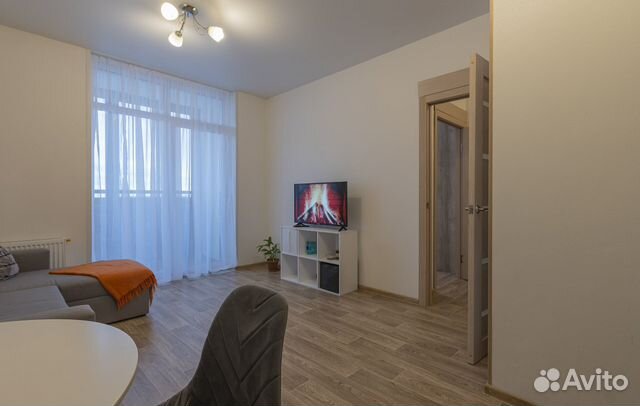 

1-к. квартира, 40 м², 2 кровати