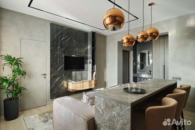 

1-к. квартира, 50 м², 2 кровати