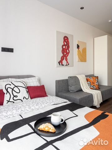 

Квартира-студия, 21 м², 2 кровати